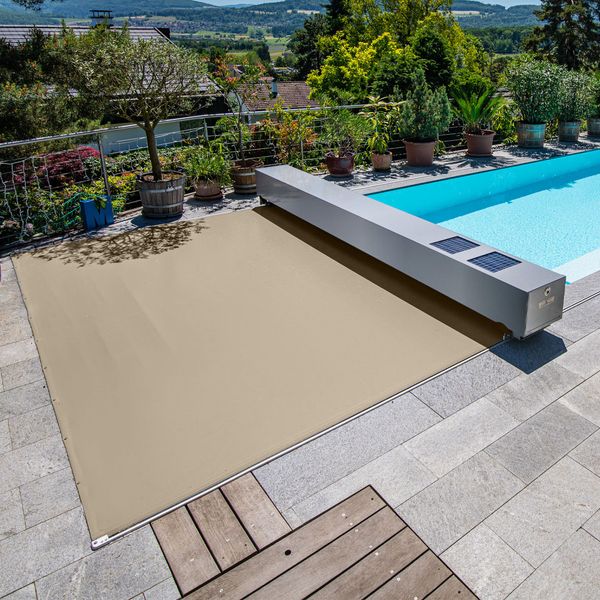 CoverSeal vollautomatische Poolabdeckung mit Lift-Up und Montage AT - Pool & Teich