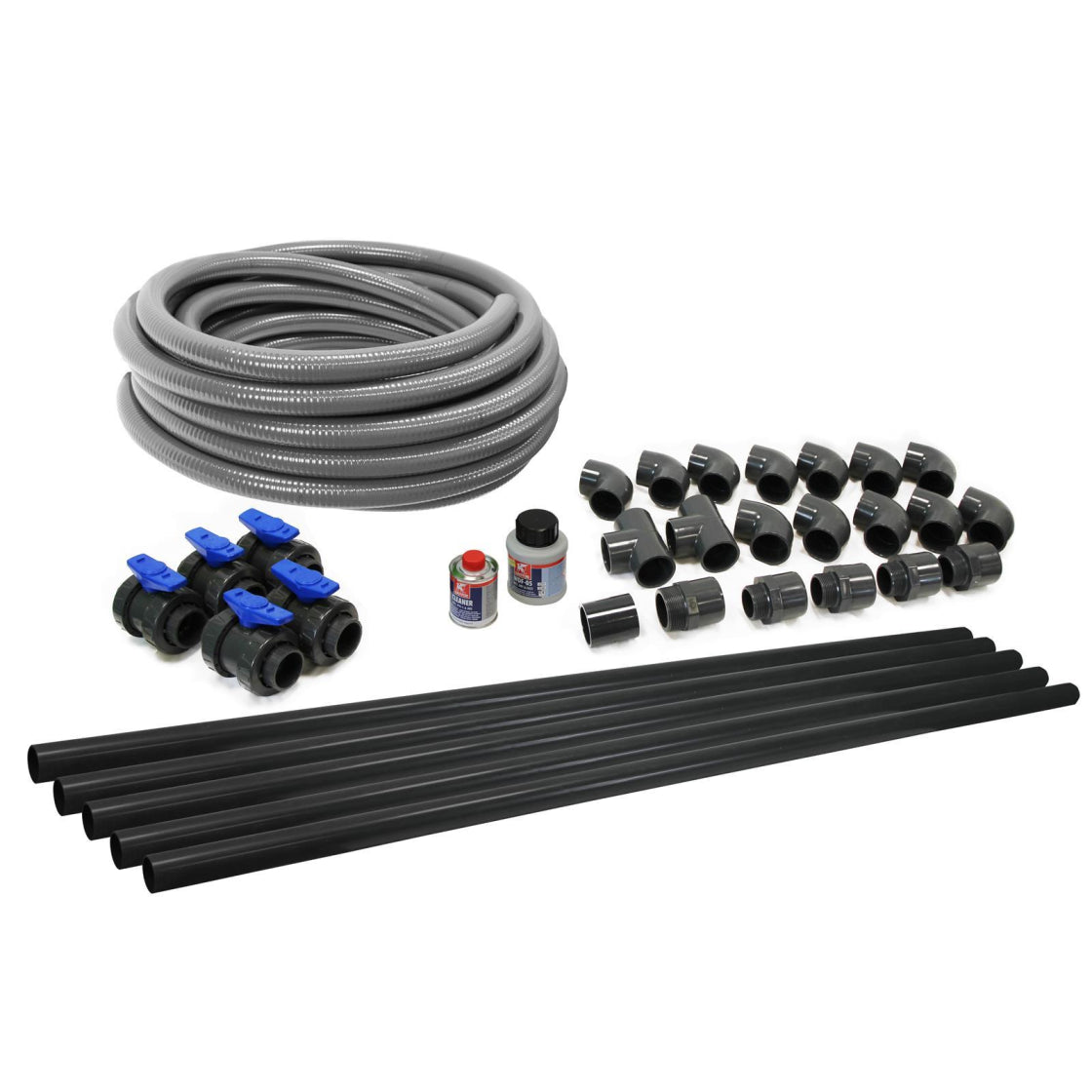 PVC Verrohrungsset für Pools bis 8 x 4 Meter