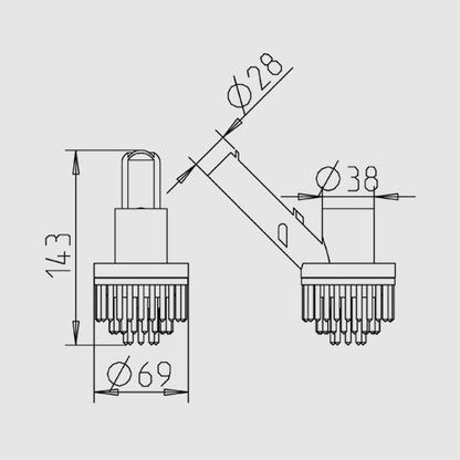 Rubber Pond Wall Brush