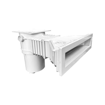 Smart Hochwasserstandskimmer High500, ABS, weiß, mit Messingbuchsen