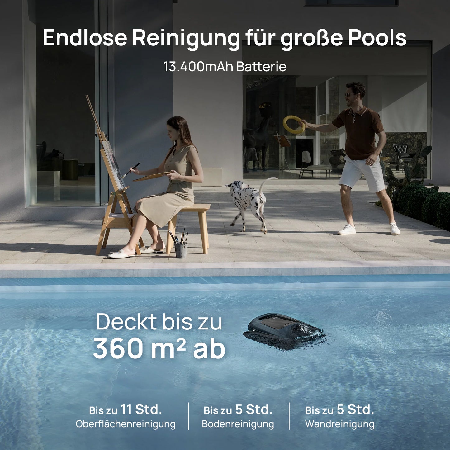 Beatbot AquaSense® 2 Pro KI – Der ultimative 5-in-1 Poolroboter