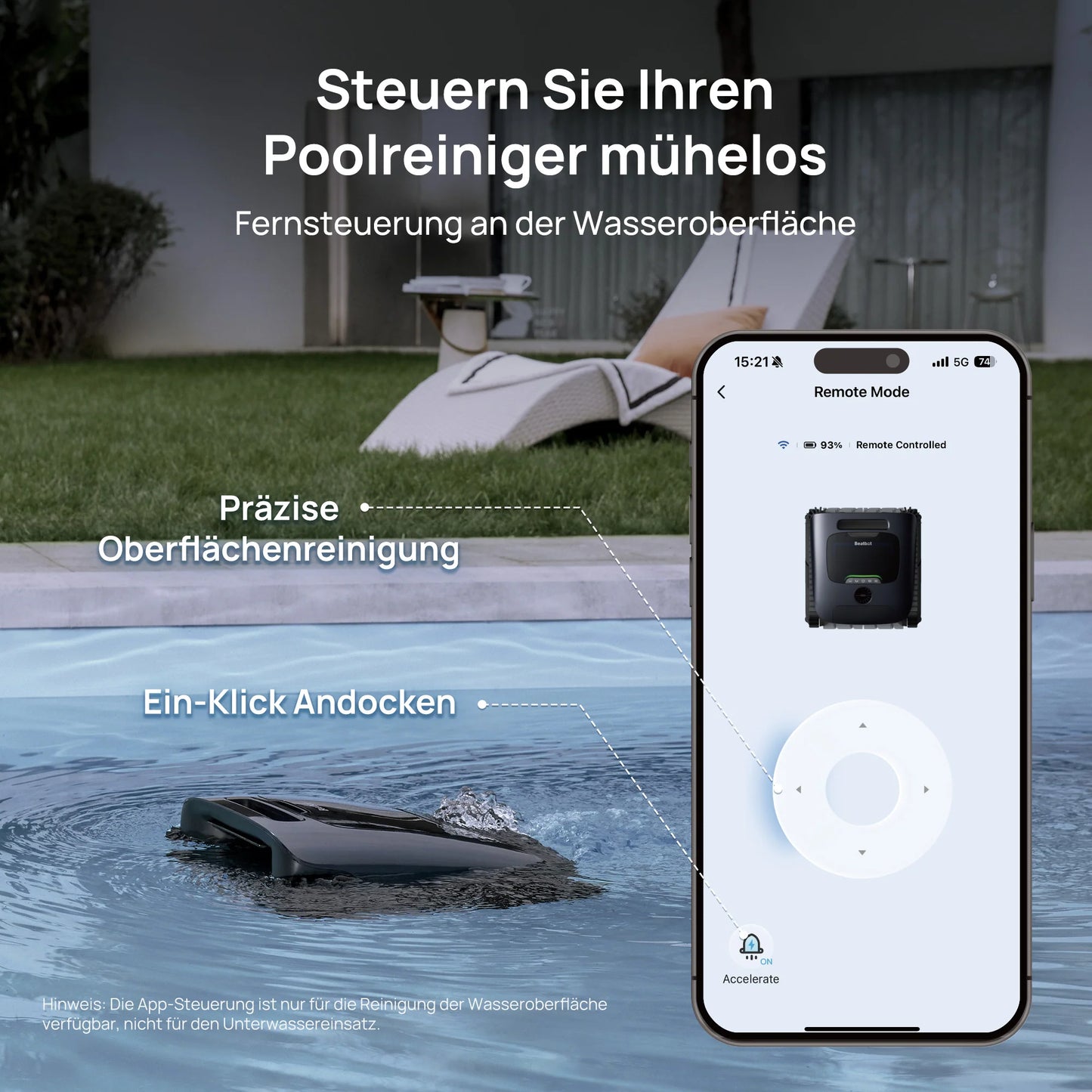 Wybot M2 Vision battery pool robot