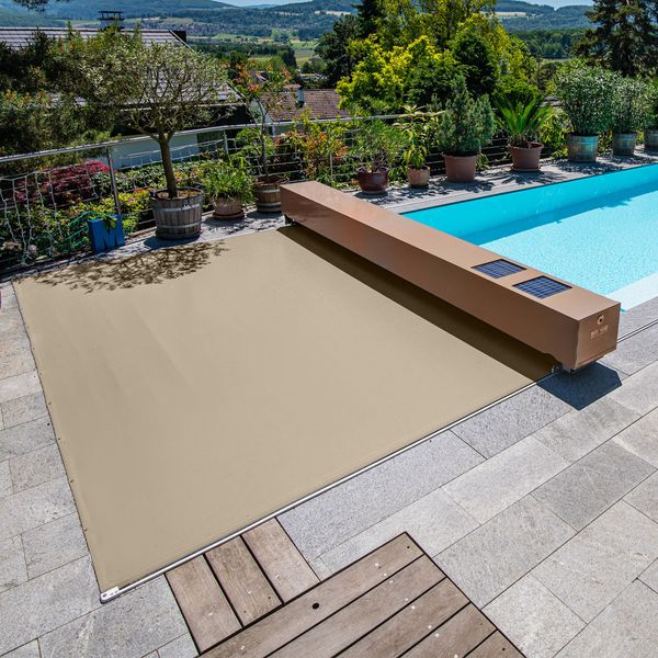CoverSeal vollautomatische Poolabdeckung mit Lift-Up und Montage AT - Pool & Teich