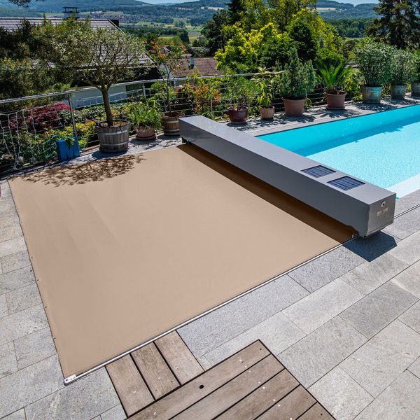 CoverSeal vollautomatische Poolabdeckung mit Lift-Up und Montage AT - Pool & Teich