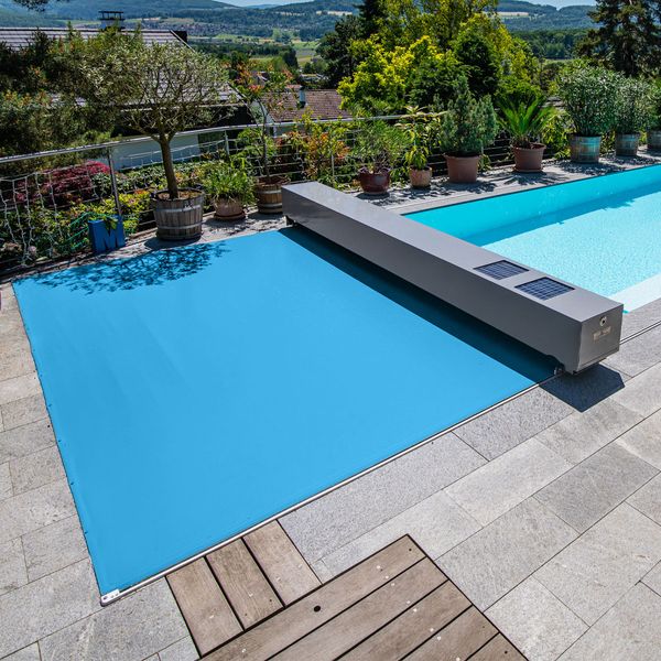 CoverSeal vollautomatische Poolabdeckung mit Lift-Up und Montage AT - Pool & Teich