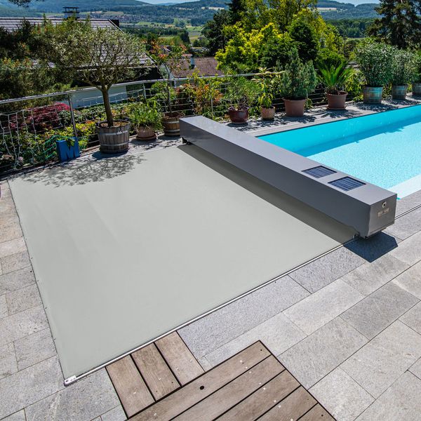 CoverSeal vollautomatische Poolabdeckung mit Lift-Up und Montage AT - Pool & Teich