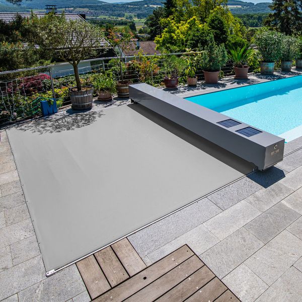 CoverSeal vollautomatische Poolabdeckung mit Lift-Up und Montage AT - Pool & Teich