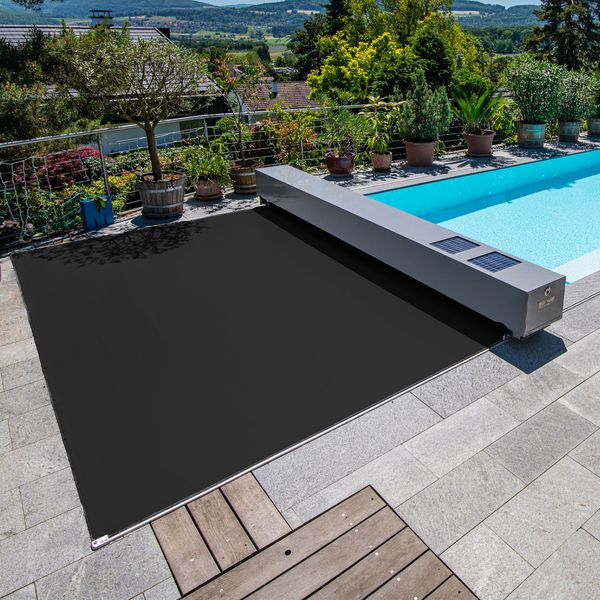CoverSeal vollautomatische Poolabdeckung mit Lift-Up und Montage AT - Pool & Teich