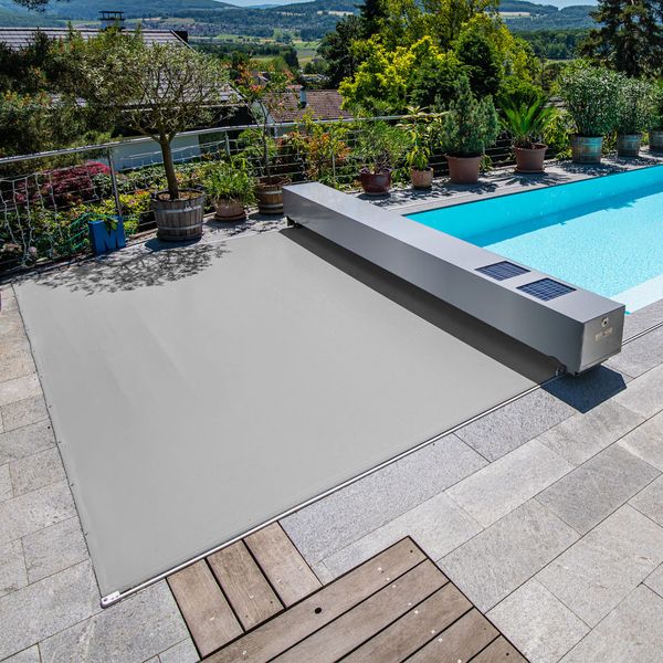 CoverSeal vollautomatische Poolabdeckung mit Lift-Up und Montage AT - Pool & Teich