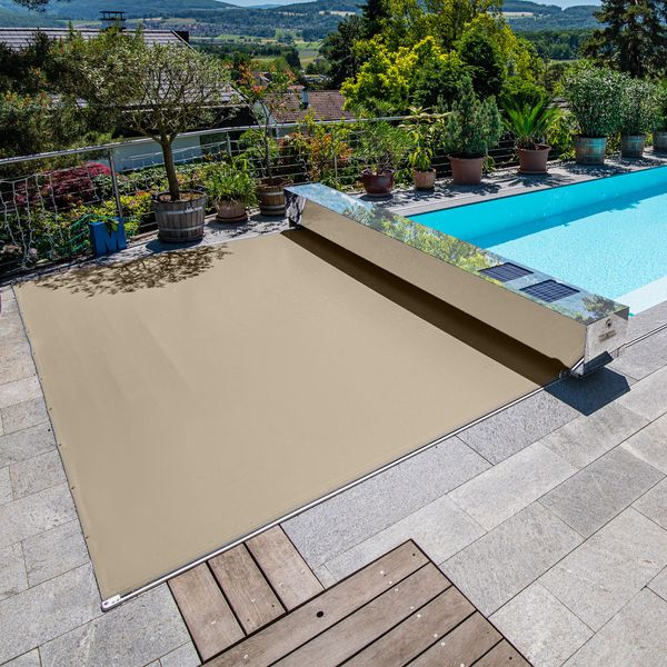 CoverSeal vollautomatische Poolabdeckung mit Lift-Up und Montage AT - Pool & Teich