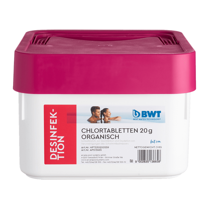 BWT Chlortabletten (20 gr) organisch - Pool & Teich