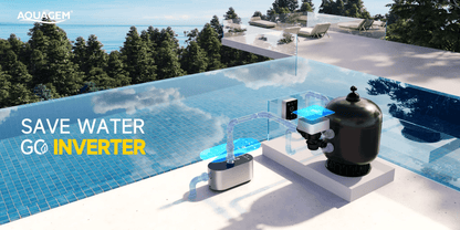 BWT Caldera set of fiberglass pool sand filter systems with pump