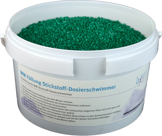 WM Füllung Stickstoff-Dosierschwimmer Teichpflegemittel - Pool & Teich