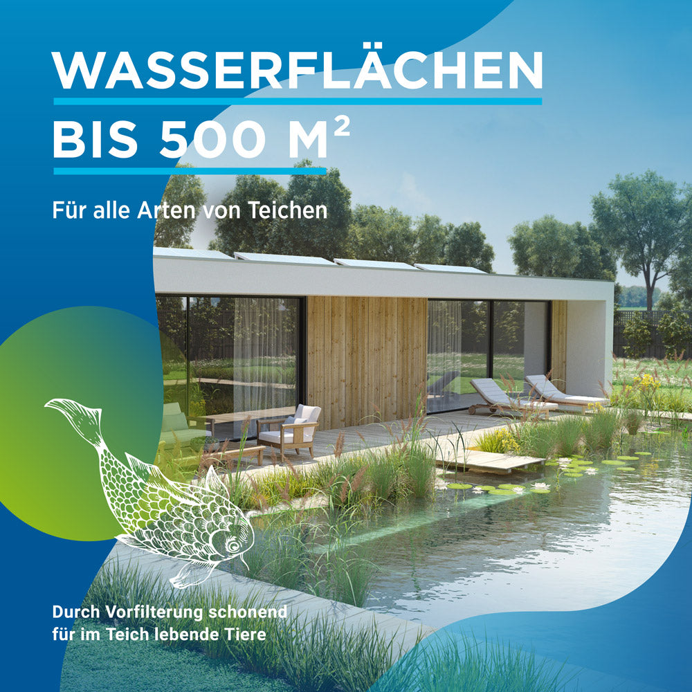 Blauteich Teichschlammsauger Elefant TS−12000 Pro Set - Pool & Teich