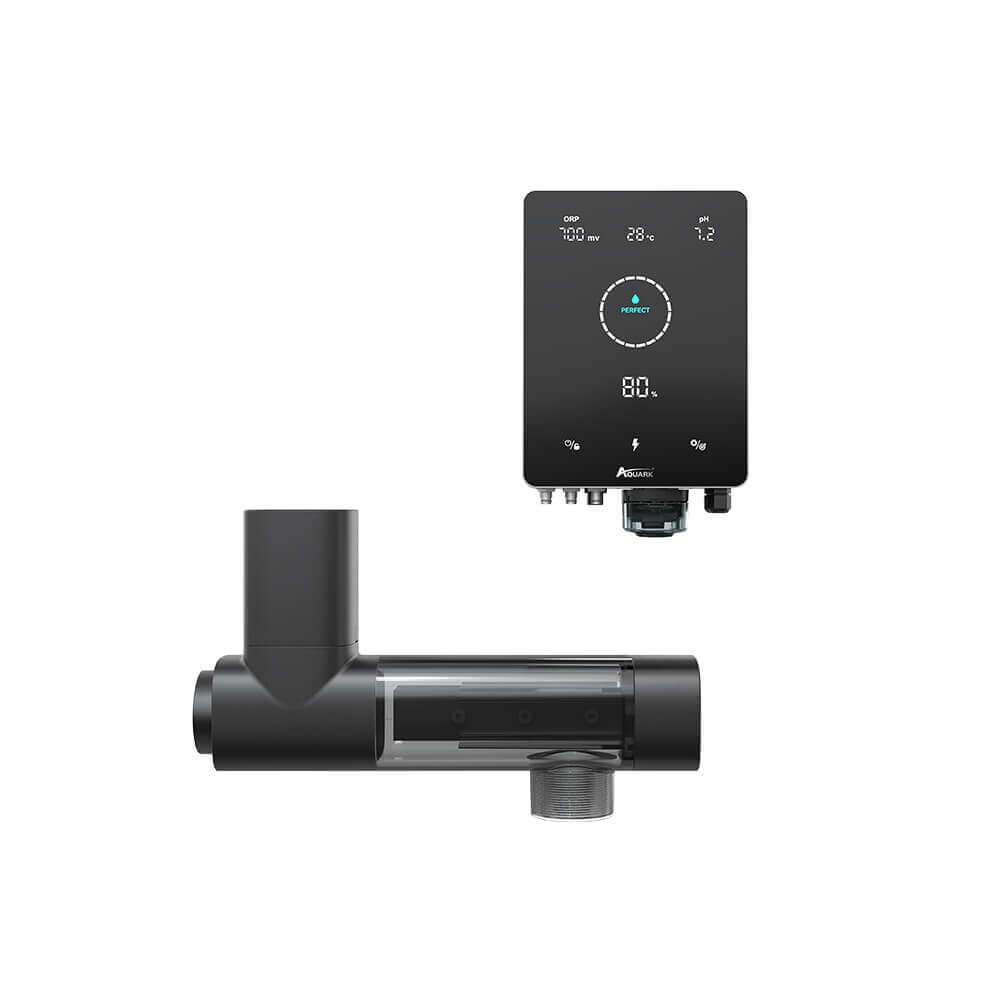 BWT Caldera set of fiberglass pool sand filter systems with pump