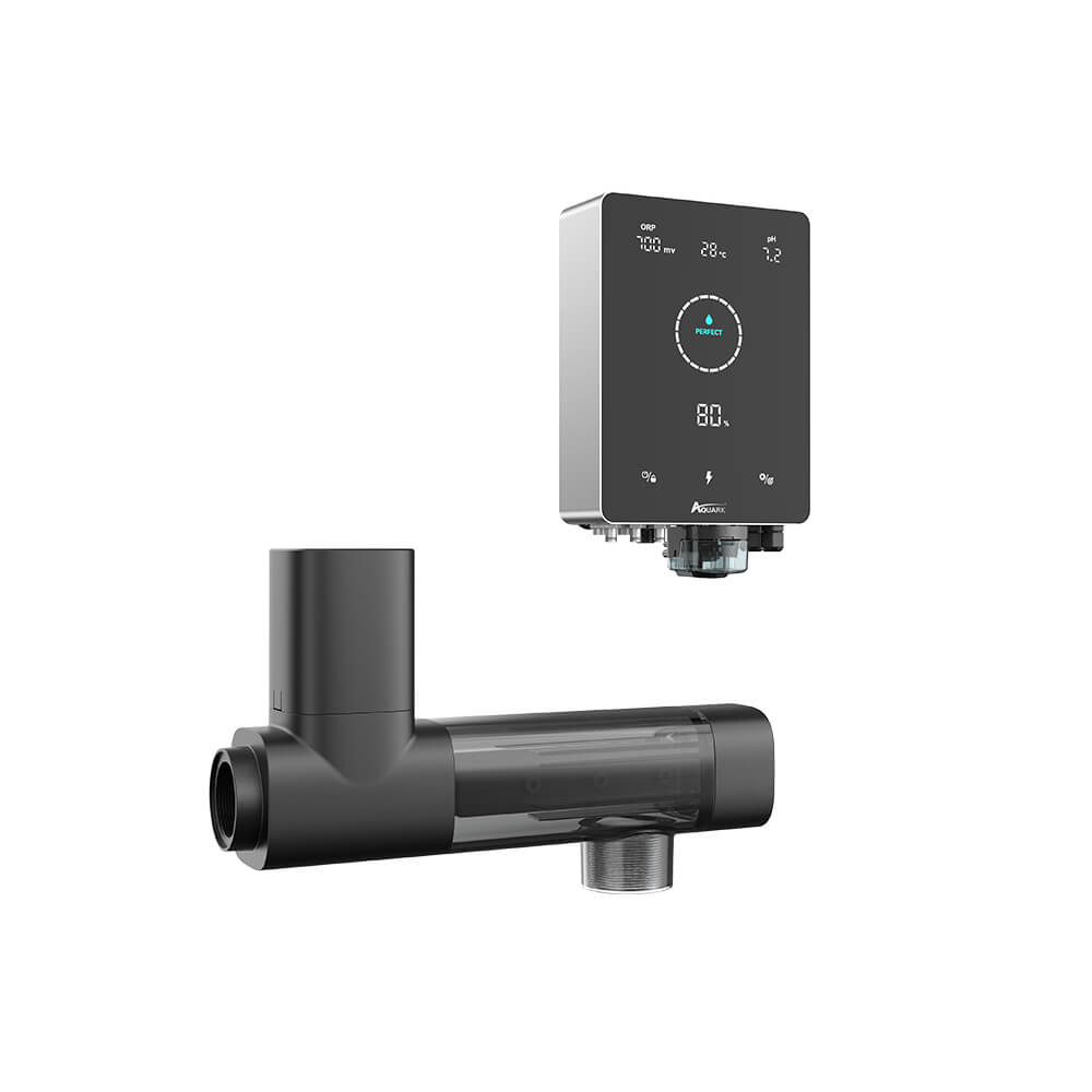 BWT Caldera set of fiberglass pool sand filter systems with pump
