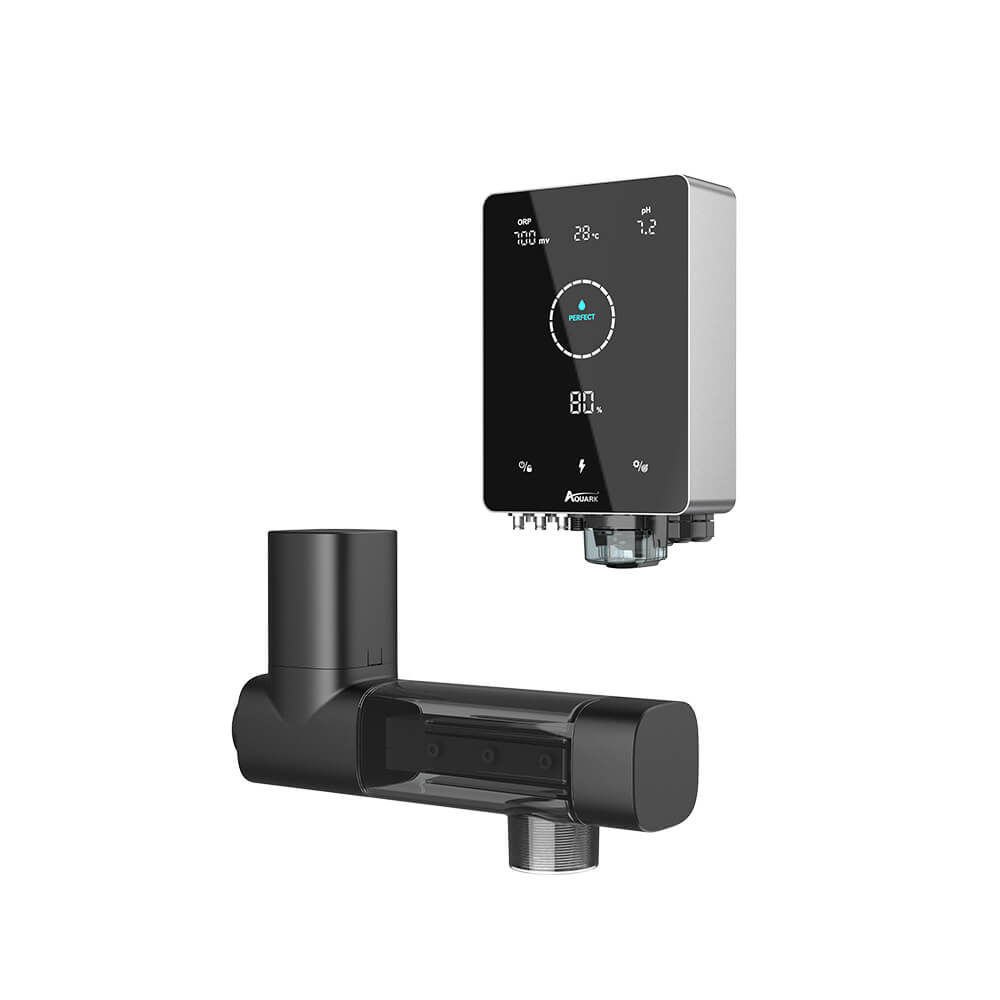 BWT Caldera set of fiberglass pool sand filter systems with pump