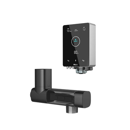 BWT Caldera set of fiberglass pool sand filter systems with pump