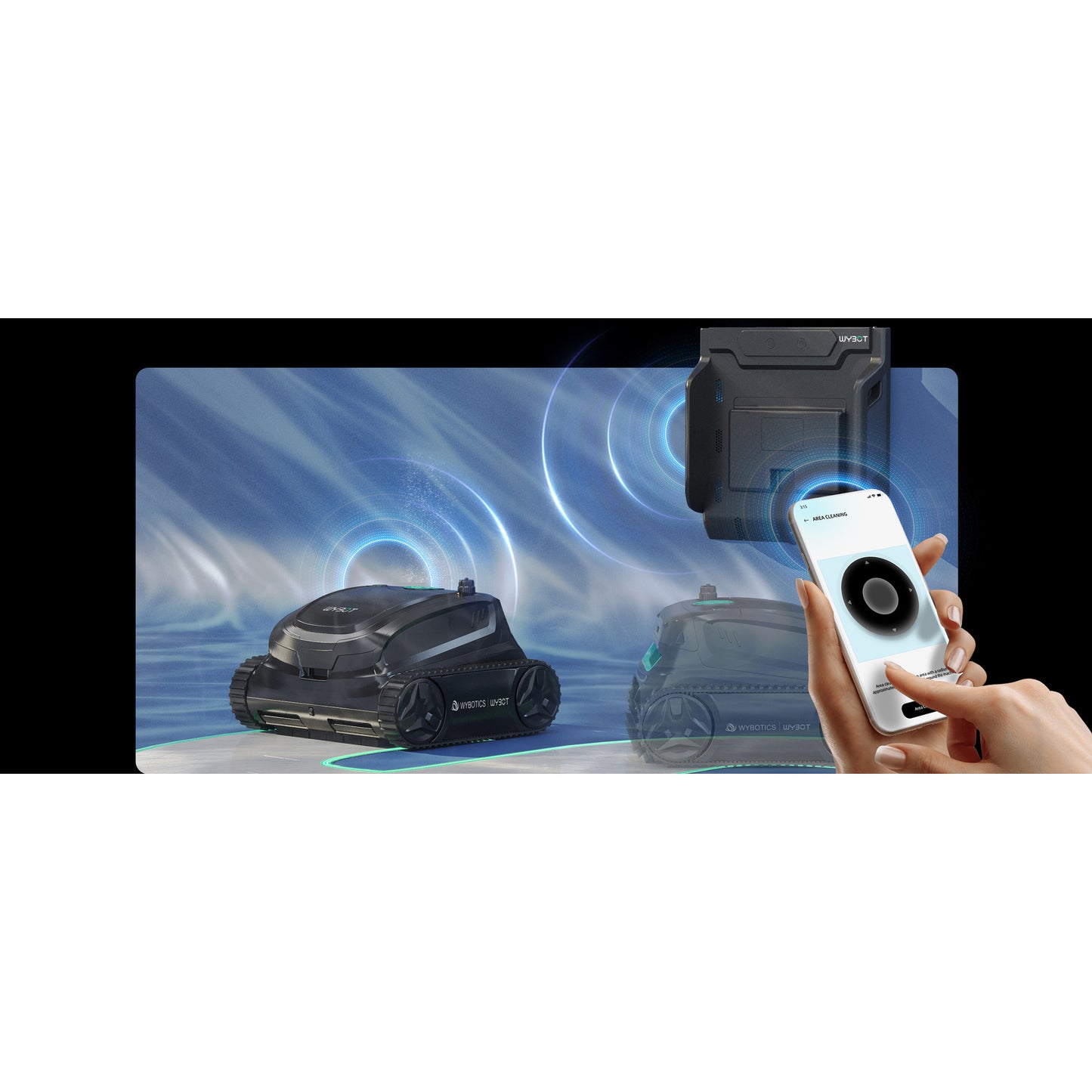 Wybot S2 Pro Akku Poolroboter